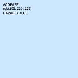 #CDE6FF - Hawkes Blue Color Image